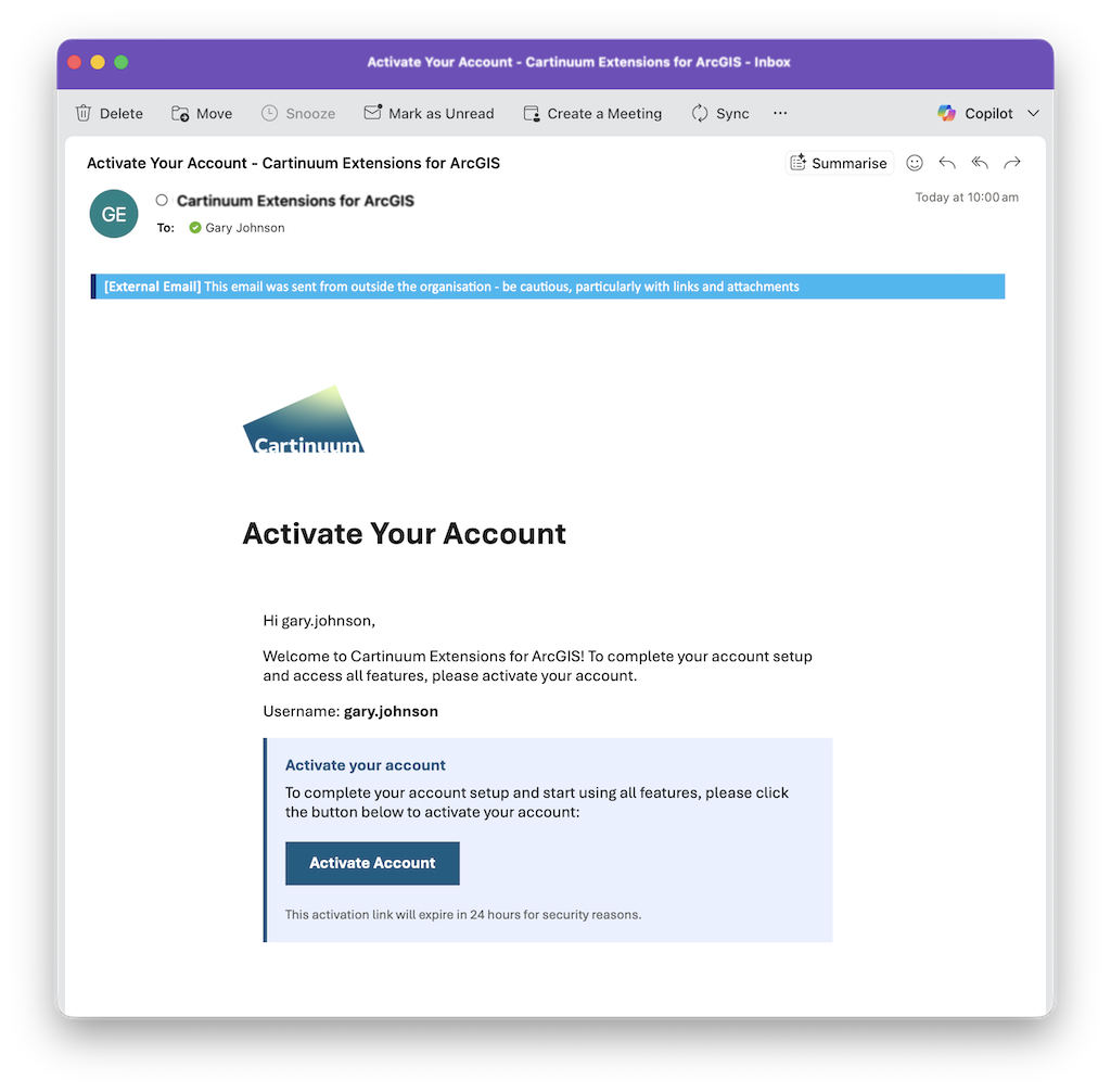 007 ArcGIS Extensions Activation Email