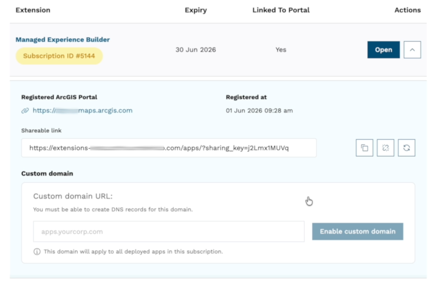How to configure a custom domain for ArcGIS Experience Builder applications