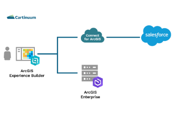 Live Salesforce data in my web map